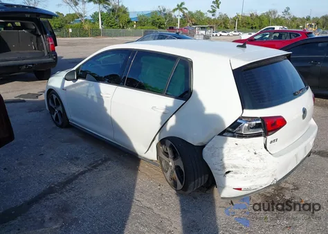 2017 Volkswagen Golf Gti Autobahn 4-Door/S 4-Door/Se 4-Door/Sport из США, поврежденный, VIN 3VW4T7AU9HM027450